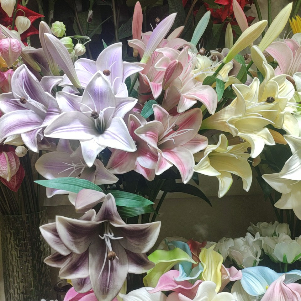 Latex Lily Flower 918406009, Yiwu China